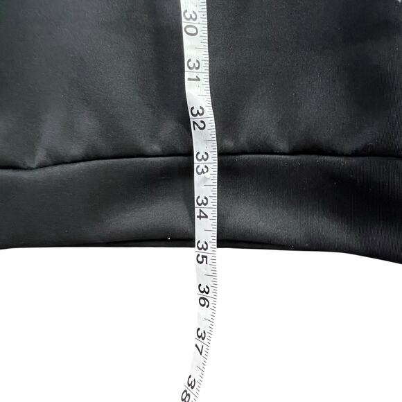 Fabletics Tilly Sweatshirt Dress S Black Neoprene Stretch Perforated Comfort - Picture 9 of 14